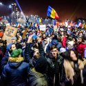 Protest anticoruptie - Piata Victoriei