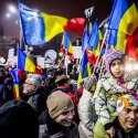 Protest anticoruptie - Piata Victoriei