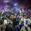 Protest anticoruptie - Piata Victoriei