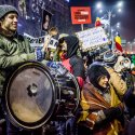 Tobosar - Protest anticoruptie - Piata Victoriei