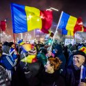 Protest anticoruptie - Piata Victoriei