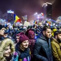 Protest anticoruptie - Piata Victoriei