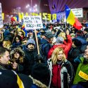 Protest anticoruptie - Piata Victoriei