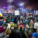 Protest anticoruptie - Piata Victoriei