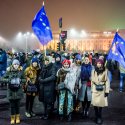 Protest anticoruptie - Piata Victoriei