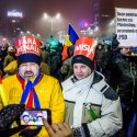 Protest anticoruptie - Piata Victoriei