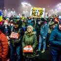 Protest anticoruptie - Piata Victoriei