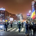 Protest anticoruptie - Piata Victoriei