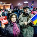 Protest anticoruptie - Piata Victoriei