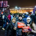 Protest anticoruptie - Piata Victoriei