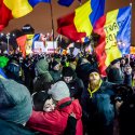 Protest anticoruptie - Piata Victoriei