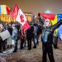 Protest anticoruptie - Piata Victoriei