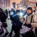 Tobosar - Protest anticoruptie - Piata Victoriei