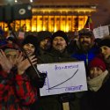 Protest anticoruptie in Bucuresti