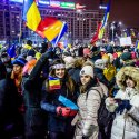 Protest anticoruptie - Piata Victoriei