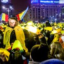 Tricolorul - Protest anticoruptie - Piata Victoriei