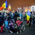 Protest anticoruptie - Piata Victoriei