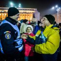 Discutie - Protest anticoruptie - Piata Victoriei