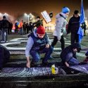 Protest anticoruptie - Piata Victoriei