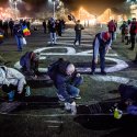 Protest anticoruptie - Piata Victoriei