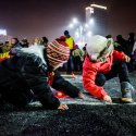 Protest anticoruptie - Piata Victoriei