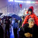 Protest anticoruptie - Piata Victoriei