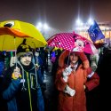 Protest anticoruptie - Piata Victoriei