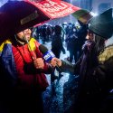 Protest anticoruptie - Piata Victoriei