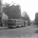 tramvai linia 24  Buzesti intersectie cu Polizu 10.12.1976