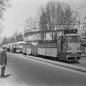 tramvai pentru transport piatra sparta Calea Giulesti 30.03.1976