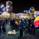 Protest anticoruptie - Piata Victoriei