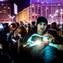 Protest anticoruptie - Piata Victoriei