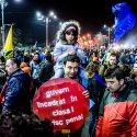 Protest anticoruptie - Piata Victoriei