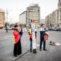 Protest anticoruptie - Piata Victoriei