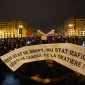 Protest anticoruptie in Bucuresti