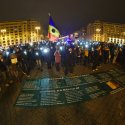 Protest anticoruptie in Bucuresti