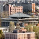 Rectoratul Universitatii Politehnica Bucuresti vazut din SEMA Parc - RiverView House