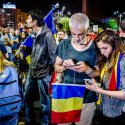 Protest anticorupție - Piața Victoriei