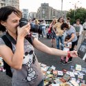 Protest „Biblioteca pentru Pop” - Piața Victoriei