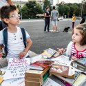 Protest „Biblioteca pentru Pop” - Piața Victoriei