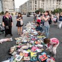 Protest „Biblioteca pentru Pop” - Piața Victoriei