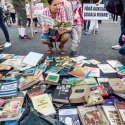 Protest „Biblioteca pentru Pop” - Piața Victoriei