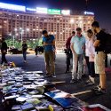 Protest „Biblioteca pentru Pop” - Piața Victoriei