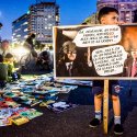 Protest „Biblioteca pentru Pop” - Piața Victoriei