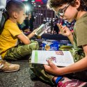 Protest „Biblioteca pentru Pop” - Piața Victoriei