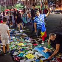 Protest „Biblioteca pentru Pop” - Piața Victoriei