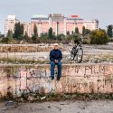 Biciclist - Șantier abandonat - Cântarea României