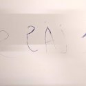 Graffiti pe scarile interioare ale MNAC