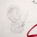 Graffiti pe scarile interioare ale MNAC