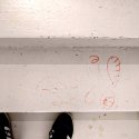 Graffiti pe scarile interioare ale MNAC